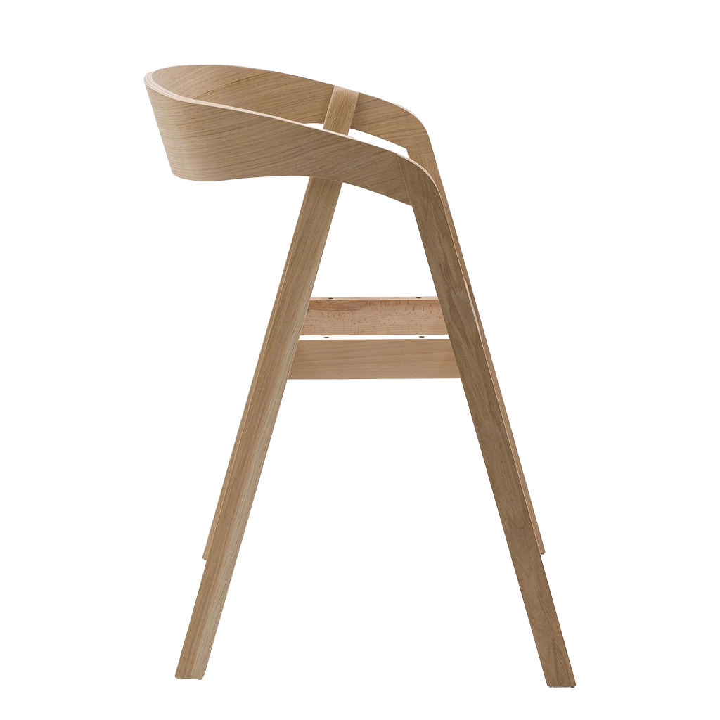 Galeria Stelaż krzesła dębowego Maya - ujęcie 2