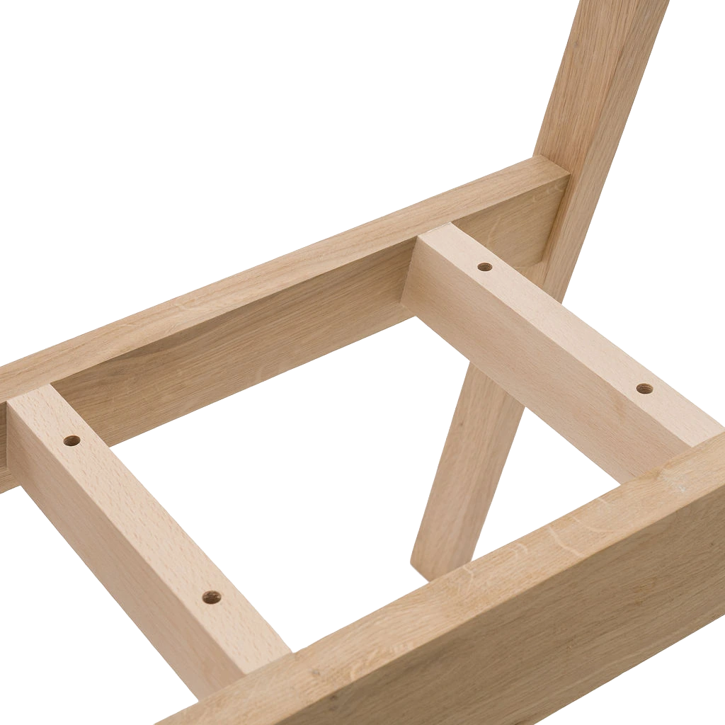 Galeria Stelaż krzesła dębowego Maya - detal 3
